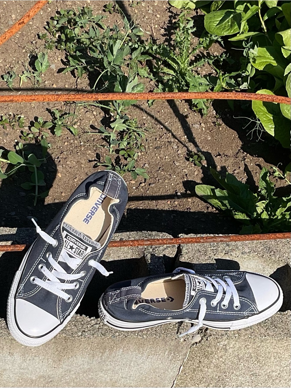 Converse Chuck Taylor Shoreline Slip On Sneakers Gray Women’s Size 8 Canvas - Picture 2 of 5